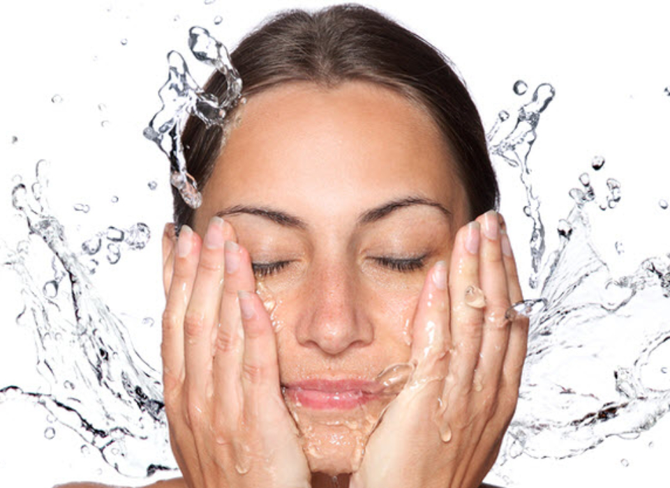 Splashing Water on Face